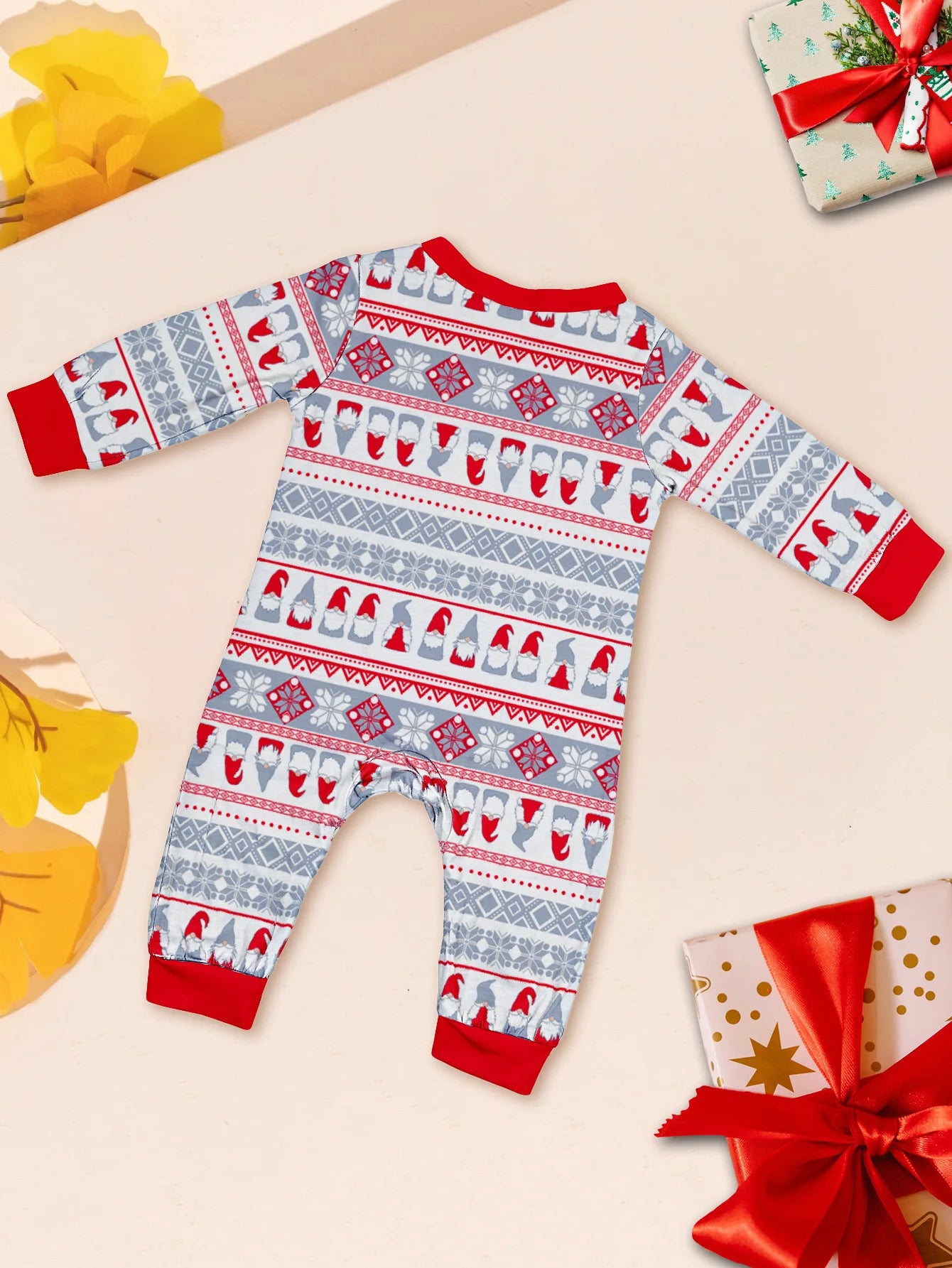 2024 Christmas parent-child clothing red family with a family Christmas clothing home clothing pajamas 2 sets