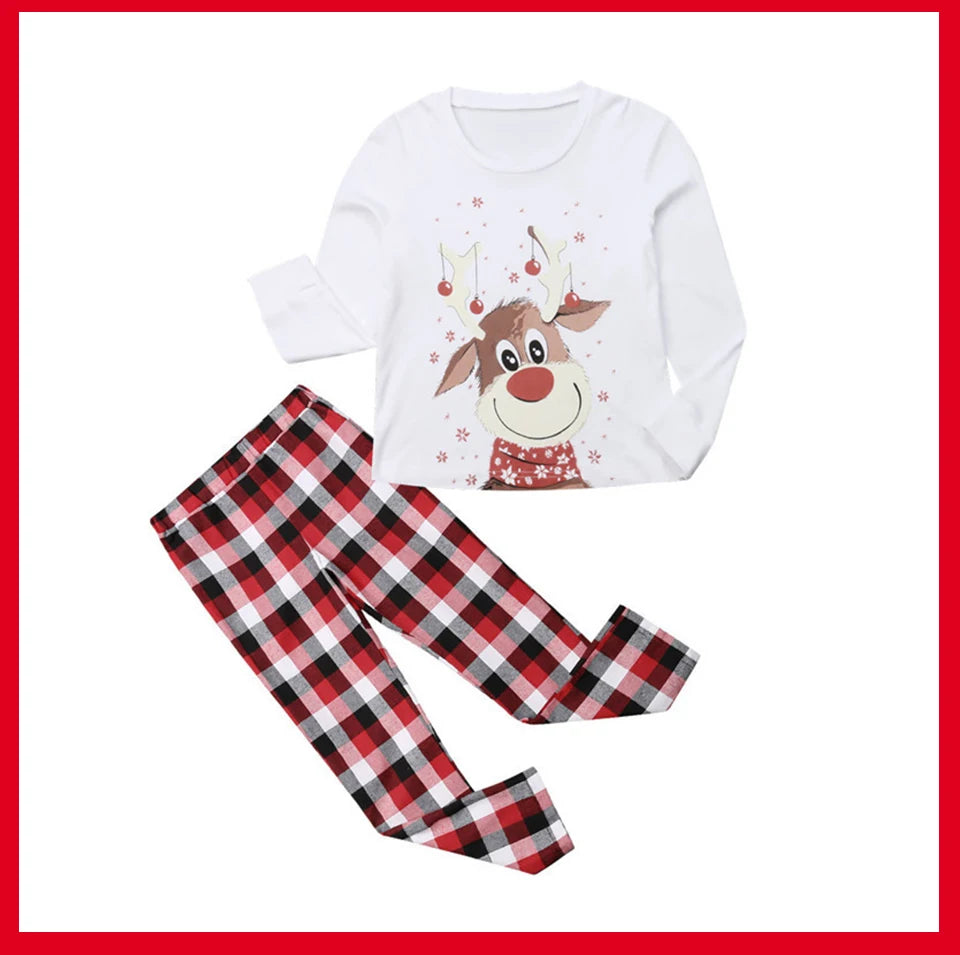 Family Matching Clothes Christmas Pajamas Mother Kids Baby Pyjamas Set Look Sleepwear Mother And Daughter Father Son Outfit