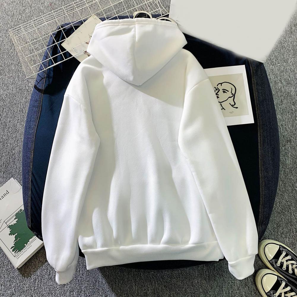 New Arrival Women Hoodie Drawstring Warm Pullover Heart Print Spring Hoodie