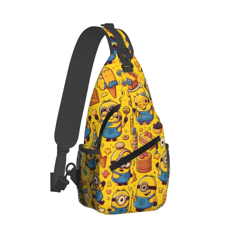 Minions Crossbody Chest Backpack Minion Shoulder Backpack