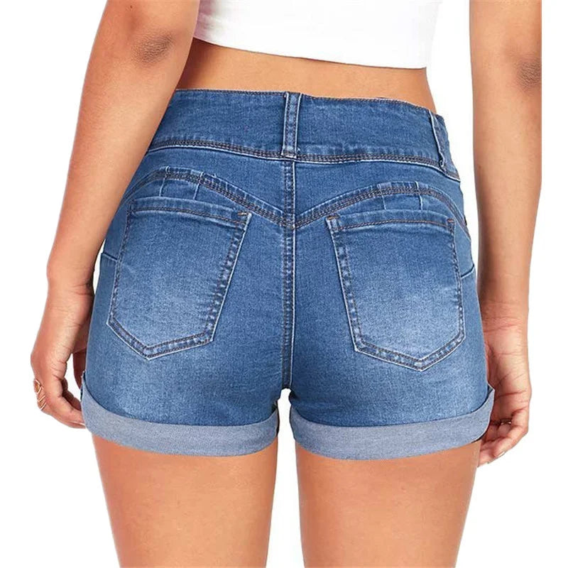 Women's Denim Shorts Wide Leg Jeans Women's Clothing Harajuku