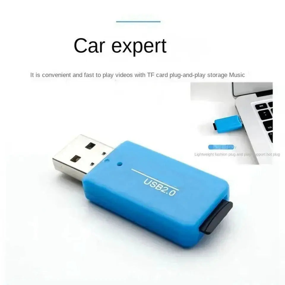 Portable Mini USB 2.0 TF Memory SIM Card Reader High Speed T-Flash Adapter