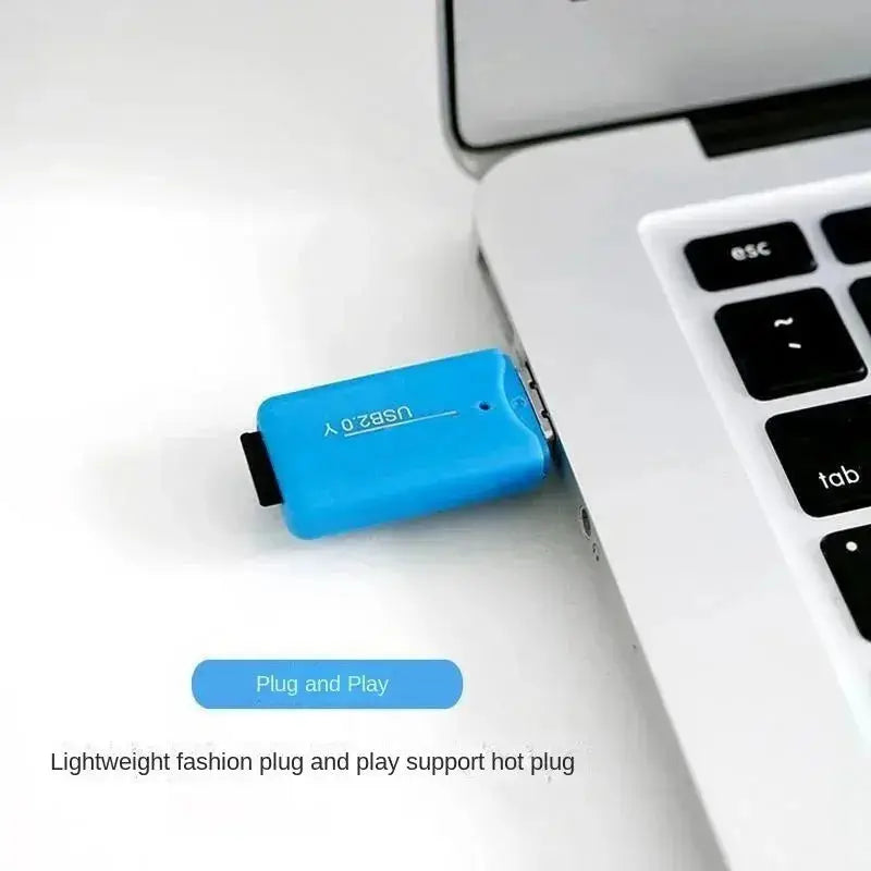 Portable Mini USB 2.0 TF Memory SIM Card Reader High Speed T-Flash Adapter