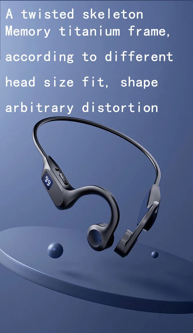 Xiaomi Bone Conduction Sport Headphone Wireless Earphone Bluetooth-Compatible Headset Hands-free with Mic for Running X7 Earbuds