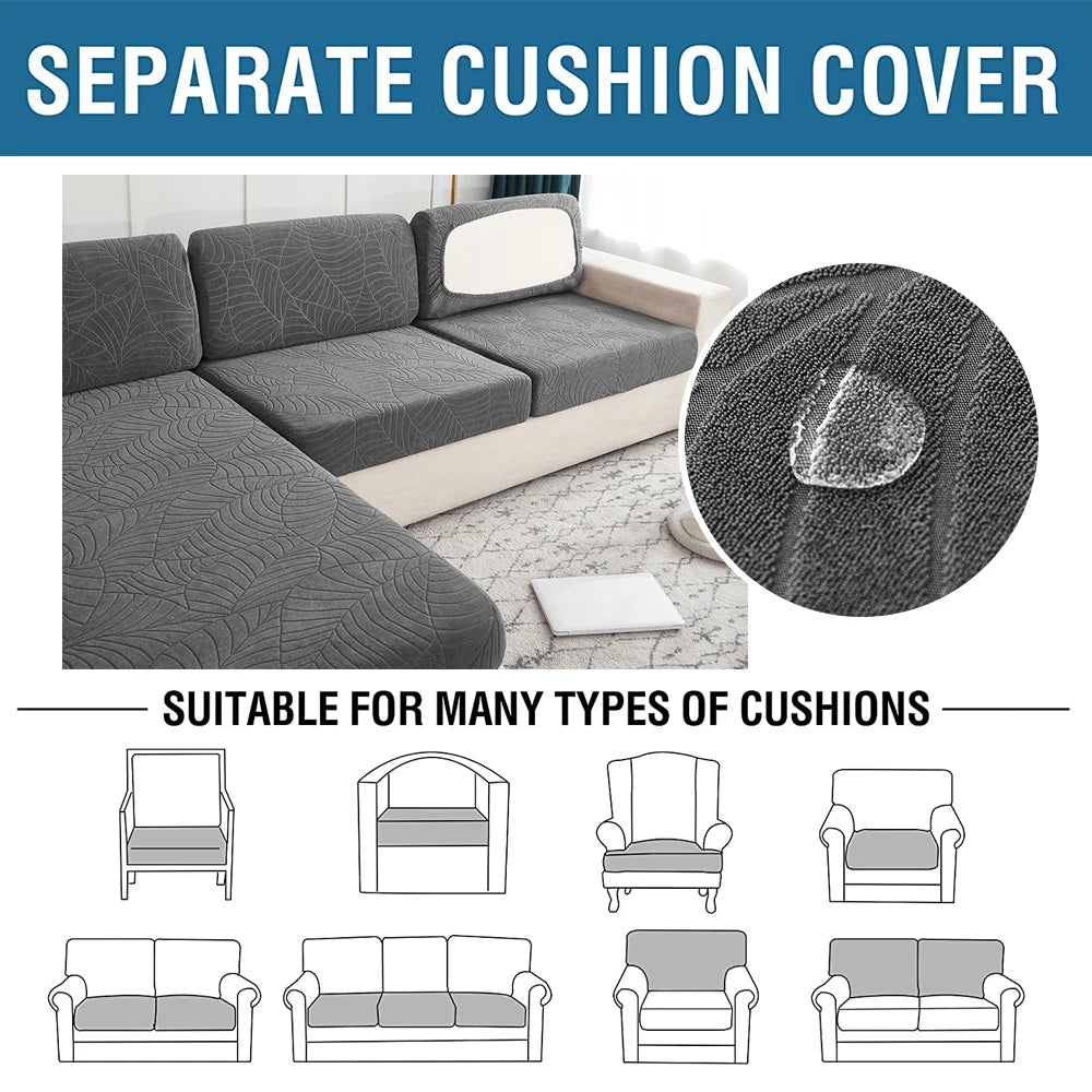 Water Proof Sofa Seat Cushion Cover Furniture Protector High Quality for Pets Kids Stretch Washable Removable Sofa Slipcover