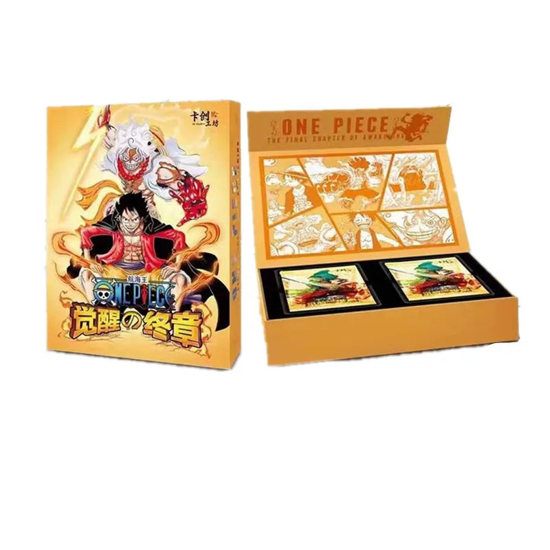 One Piece Collection Cards Rare Booster Box Pack Anime Luffy Zoro Nami Chopper TCG Child Birthday Gift Toy