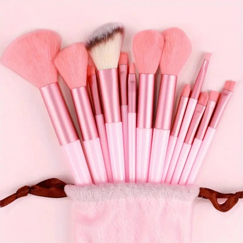 Premium Synthetic Nylon Bristle Makeup Brush Set - Soft, Gentle, and Cruelty-Free for Flawless Foundation, Blush, Powder,