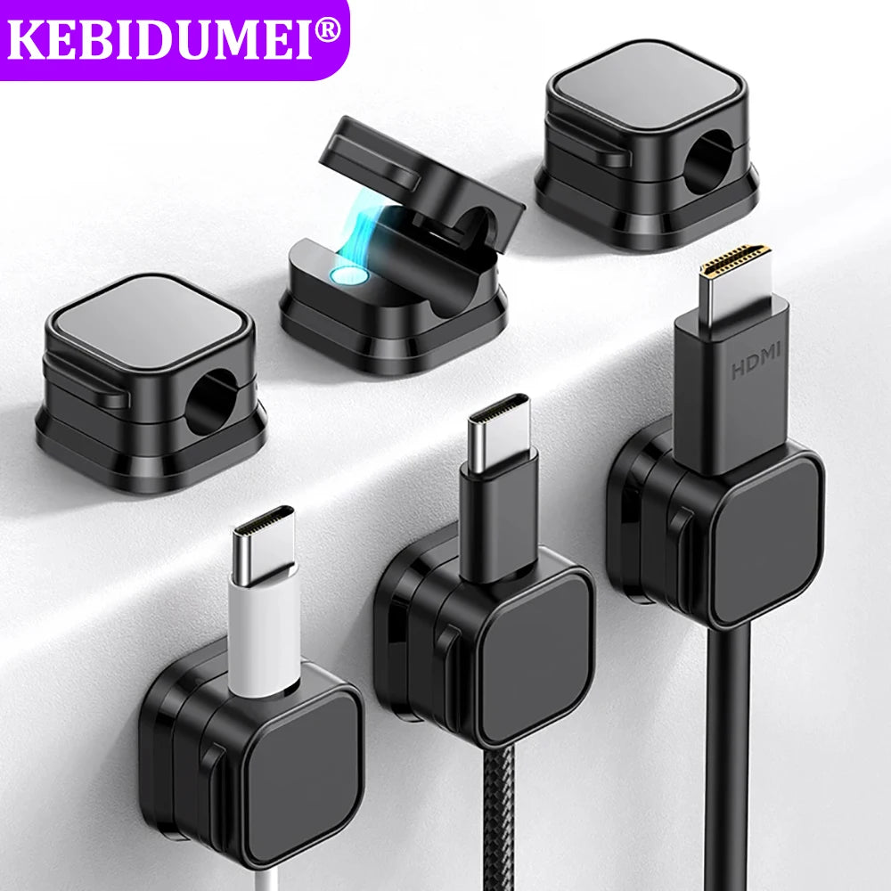 Magnetic Cable Clips Wire Keeper Cable Wire Organizer Holder