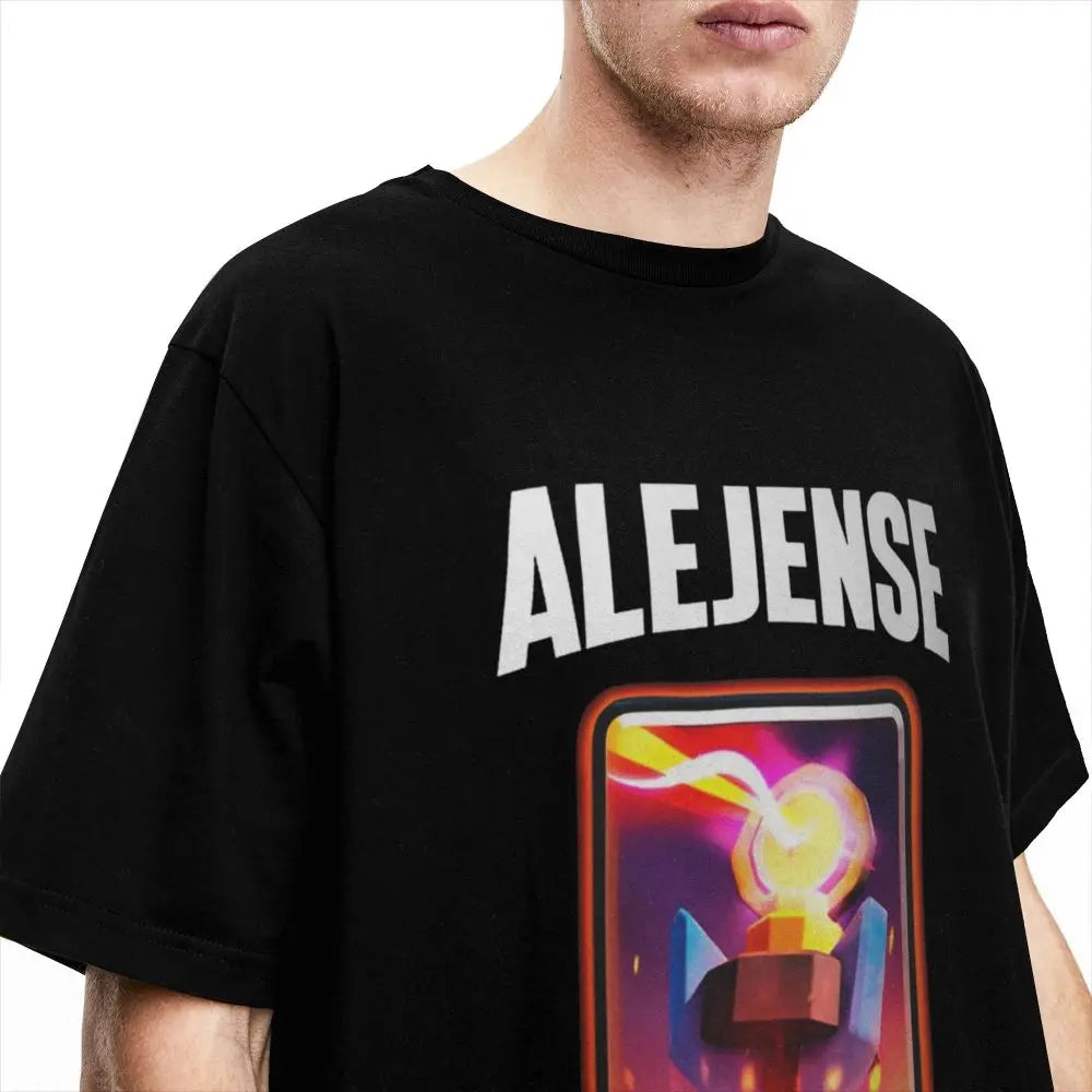 ALEJENSE GORDAS T Shirt Summer Streetwear T Shirts 100% Cotton Harajuku T shirt For Men Short-Sleeved Casual Tees