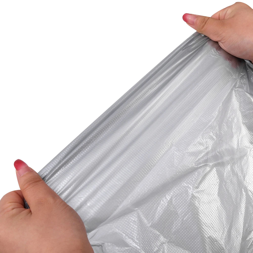 Super Large Silver Bags Thicken Plastic Moving Packaging Bag Transparent with Handle for Duvet Blanket  Bedding Clothing Storage