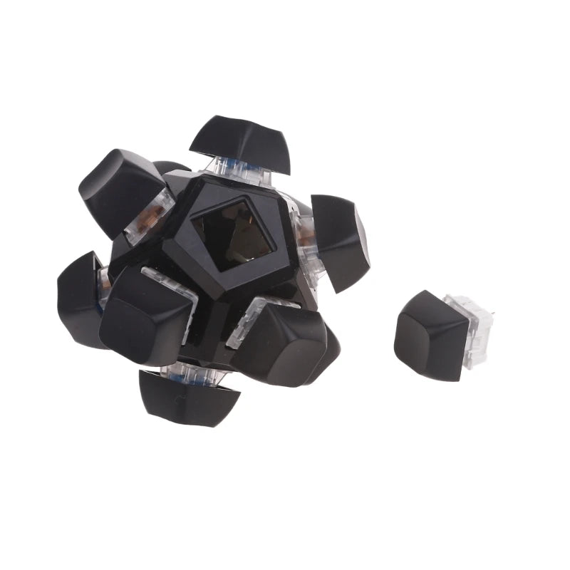 Rubik Cubes Switches Tester Keychain Stress Relief Toy for Mechanical Keyboard