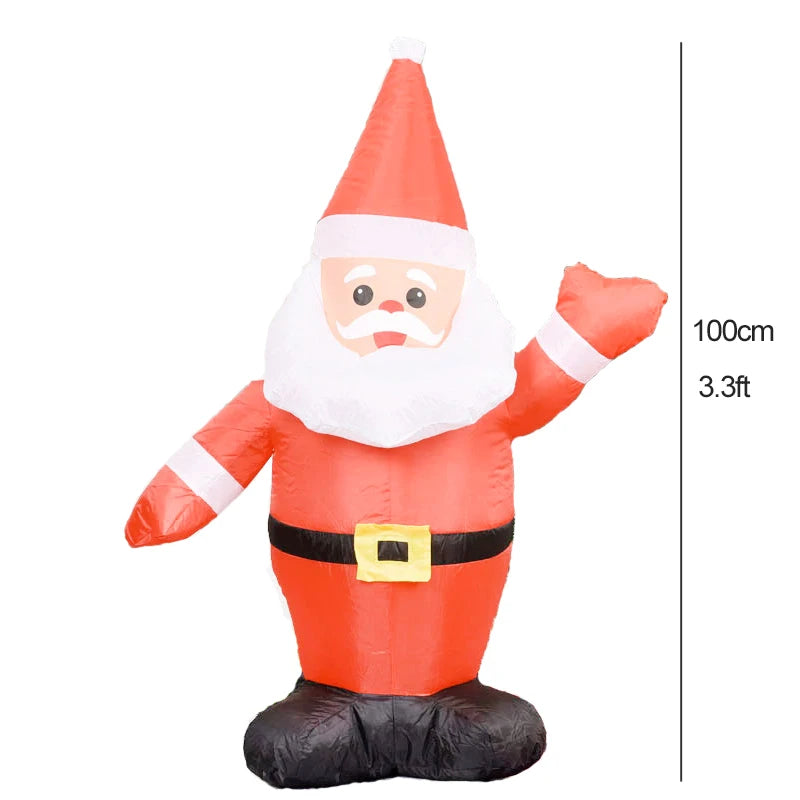 Christmas Decorations 1.8m Motorcycle Santa Claus Christmas inflatable