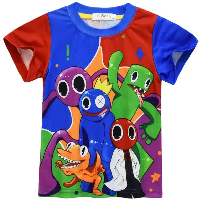 Stumble Guys Game 3D Printed Kids T Shirt Children Clothing Harajuku