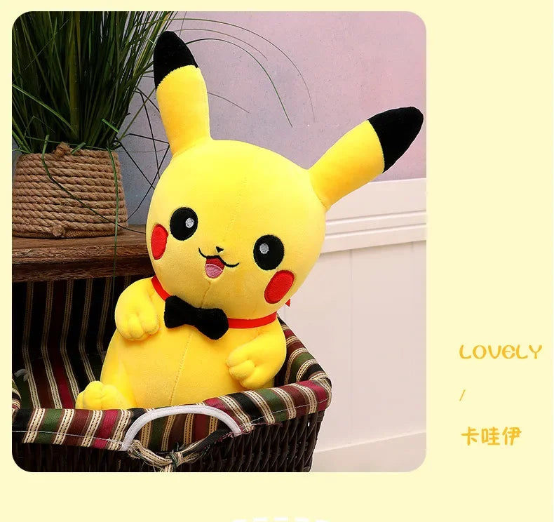 40-120cm Large Pokemon Plush Toys Pikachu Laugh Kawaii Anime Plushie Dolls Pokémon Soft Stuffed Giant Pillows Gifts for Children