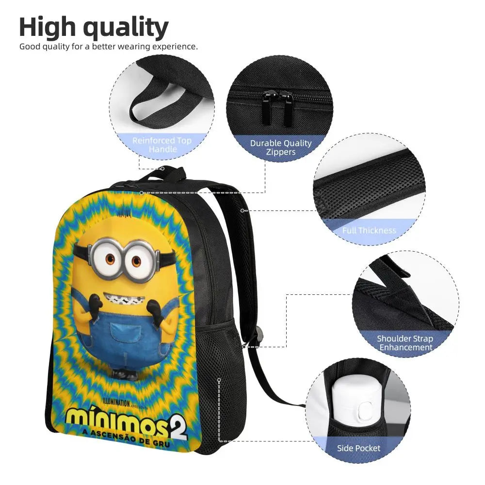 Despicable Me 4 Movie School Backpack