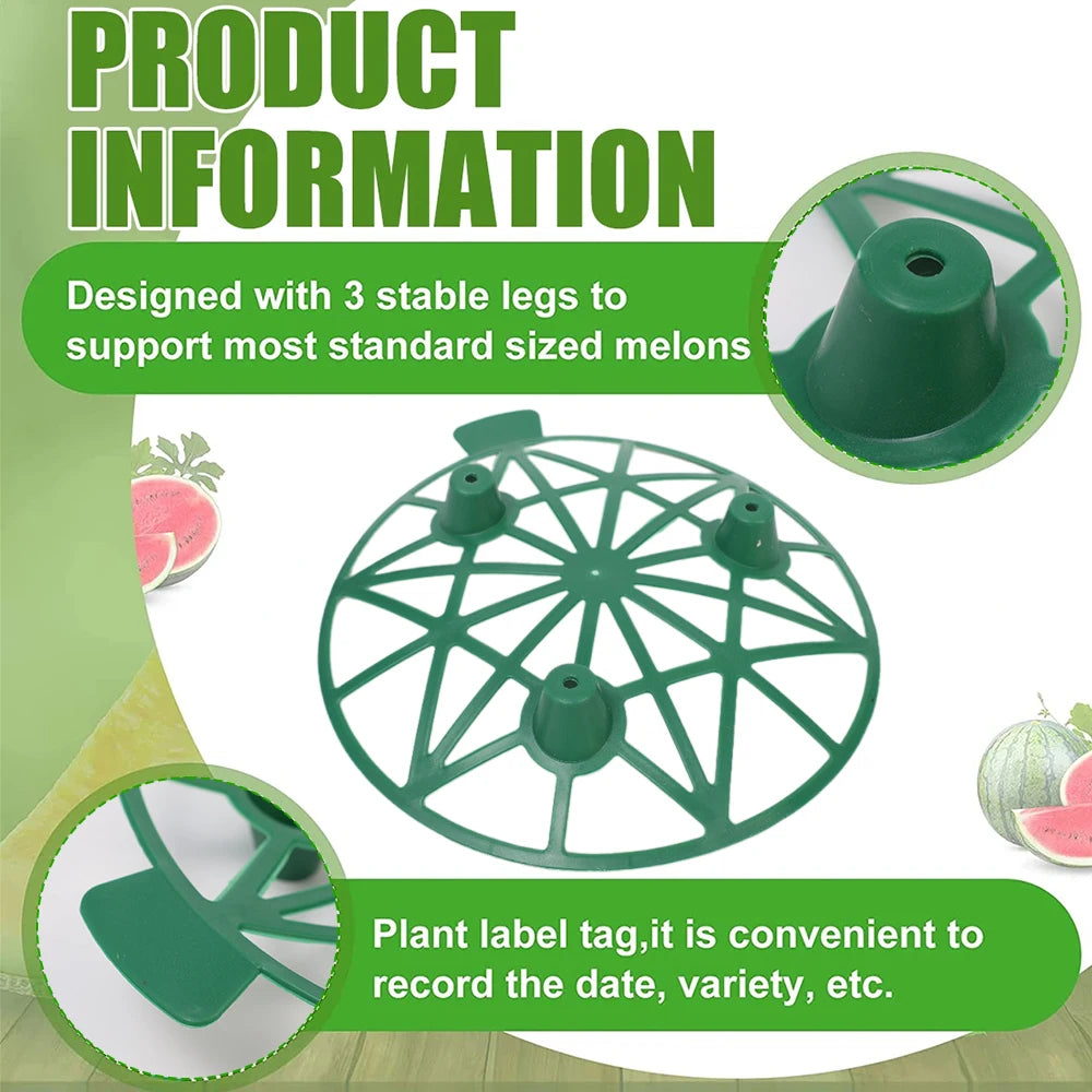 10/1Pcs Watermelon Support Holder Round Plant Supports Garden Vegetable Harvest Basket Protector Climbing Rack Garden Supplies