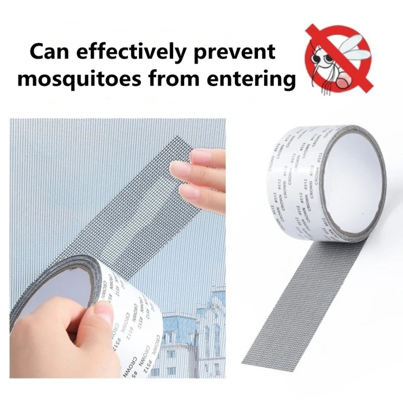 Self-adhesive Window Screen Mosquito Net Repair Tape Window Screen Mesh Sticker Anti-mosquito Window Door Repair Subsidy Tape