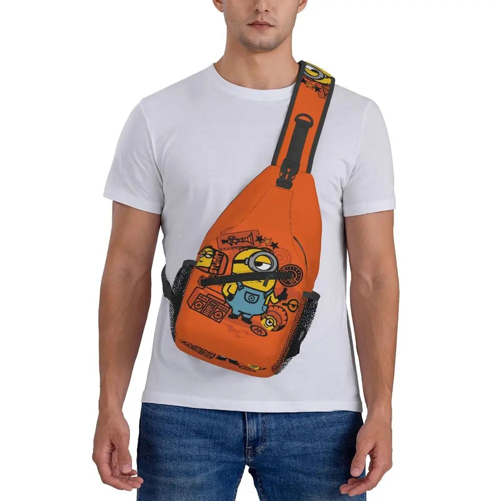 Minions Crossbody Chest Backpack Minion Shoulder Backpack