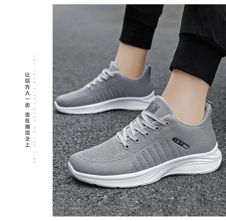 Men's sports shoes Korean version of everything trendy casual fashion men's running Sports shoes