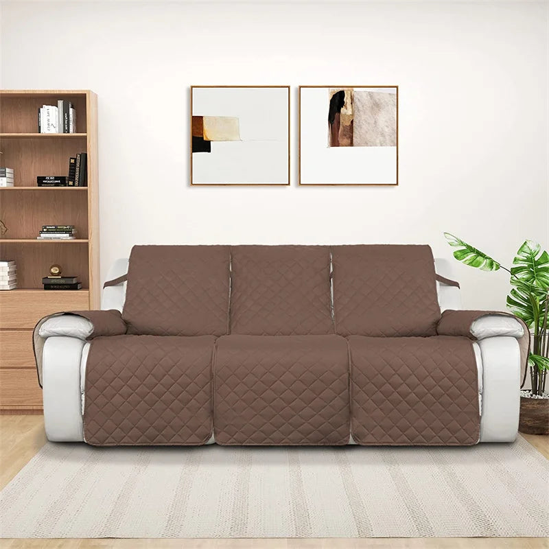 Recliner Sofa Cover Pet Dog Kid Sofa Mat Solid Color Sofa Covers Relax Lounger Slipcovers Couch Towel Armchair Covers