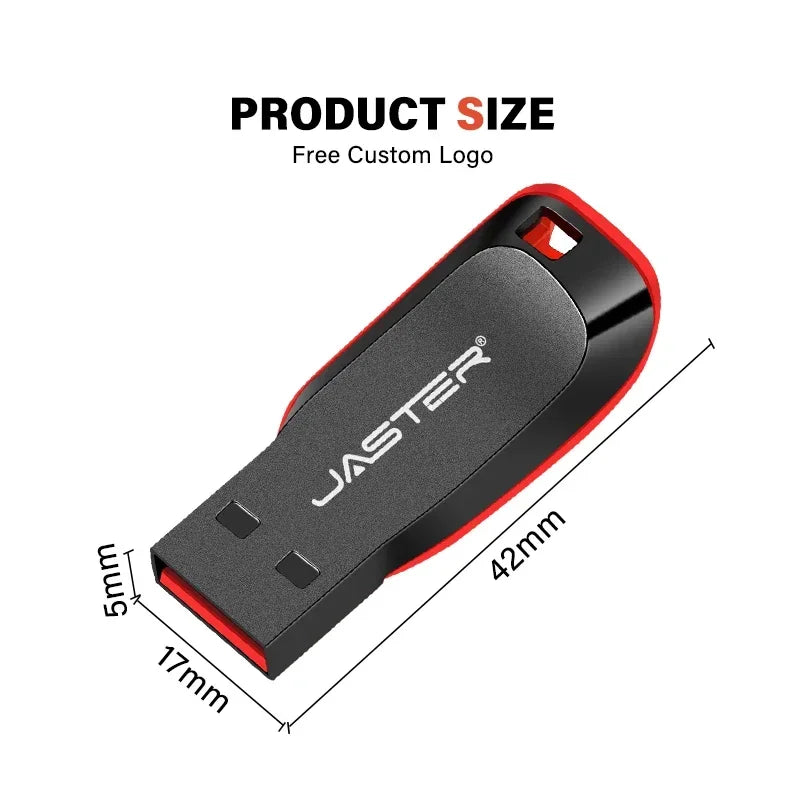 High Speed Pen Drive 128GB Key Chain Memoria USB 64GB Black USB Flash Drive 32GB Mini Memory Stick