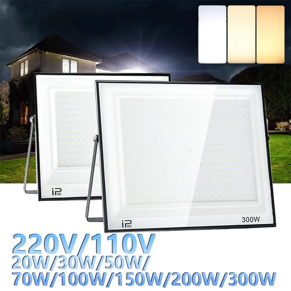 LED Floodlight 150W 50W 100W LED Reflector AC220V Outdoor LED Focus Waterproof Reflector Spotlight Street Light Wall Lamp Garden