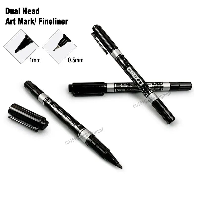 Permanent Art Marker Fine liner Pen 0.5mm 1mm Fine Line Comics Painting Drawing Signature Writing Stationery