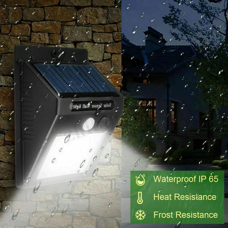 Hot Sale 30 LED Solar Light Wireless Sensor Waterproof Solar Wall Lamp Outdoor Motion Garden Decoration Spotlights