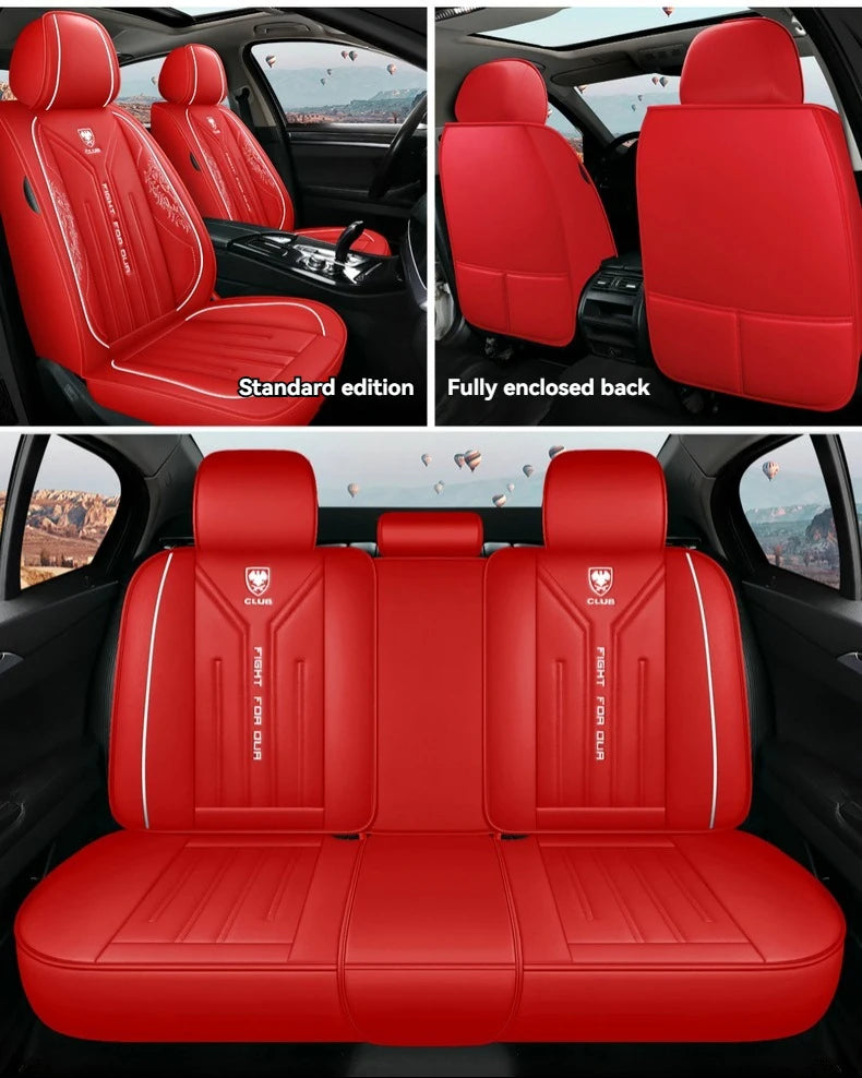 A Set of High Quality Universal Leather Car Seat Covers For Volvo S60L S90/XC60/XC90/V50/V60/XC40 /CX70 Accessories Protector