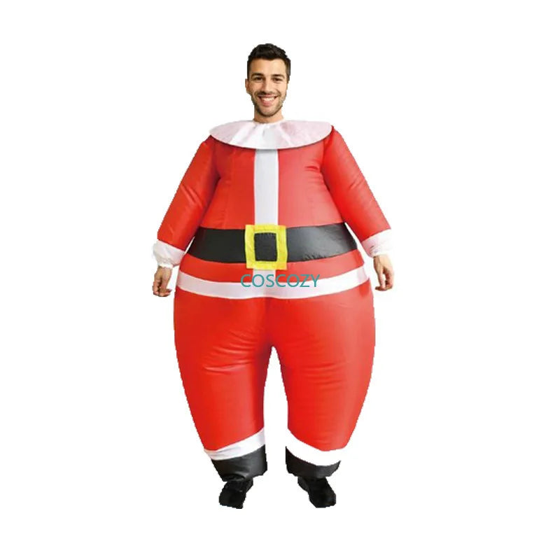 Inflatable Garment Christmas inflated Santa Claus Snowman Tree Cosplay Costume Carnival Xmas Party Festival Props