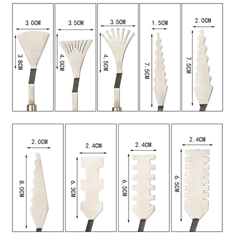 Scraper Knife Texture Painter Palette Oil Mix Scrape Artist Art Draw Spatula Drawer Watercolor Student Pigment Paint Tool