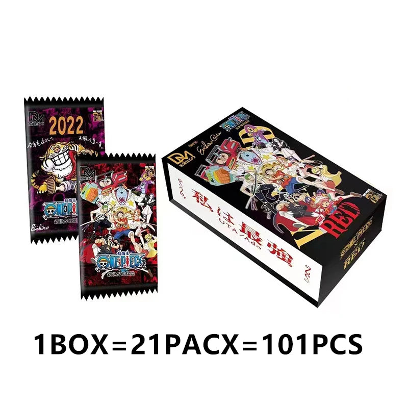 One Piece Collection Cards Rare Booster Box Pack Anime Luffy Zoro Nami Chopper TCG Child Birthday Gift Toy