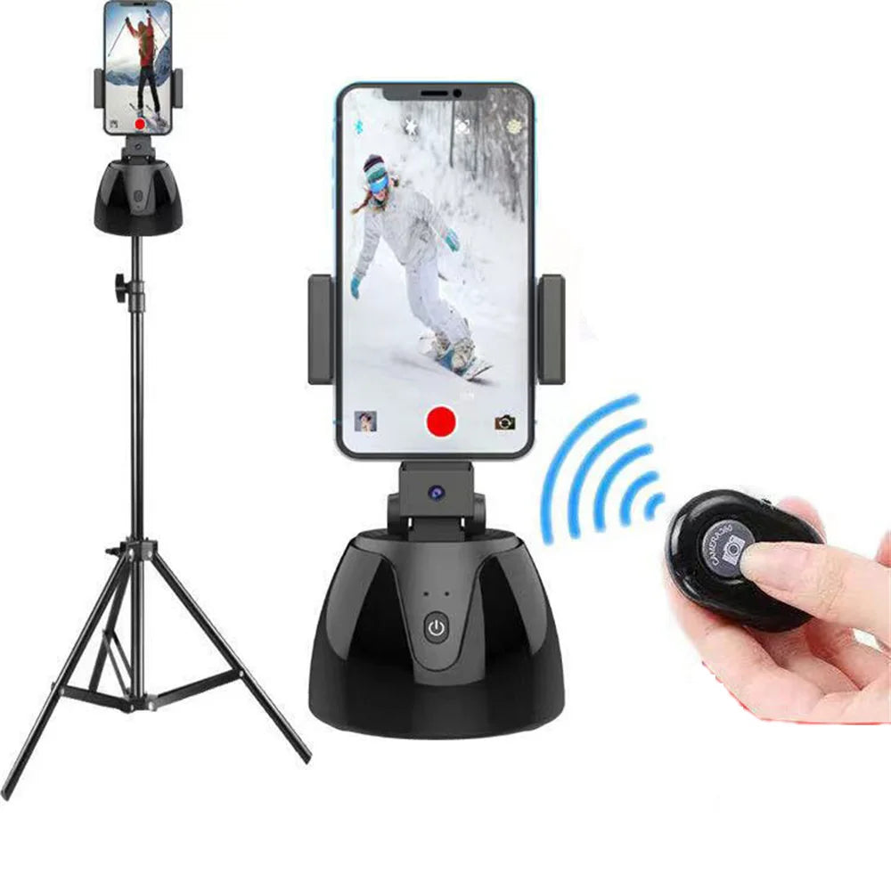 Auto Face Tracking Camera Gimbal Stabilizer Smart Shooting Holder 360 Rotation Tripod Selfie Stick For Live