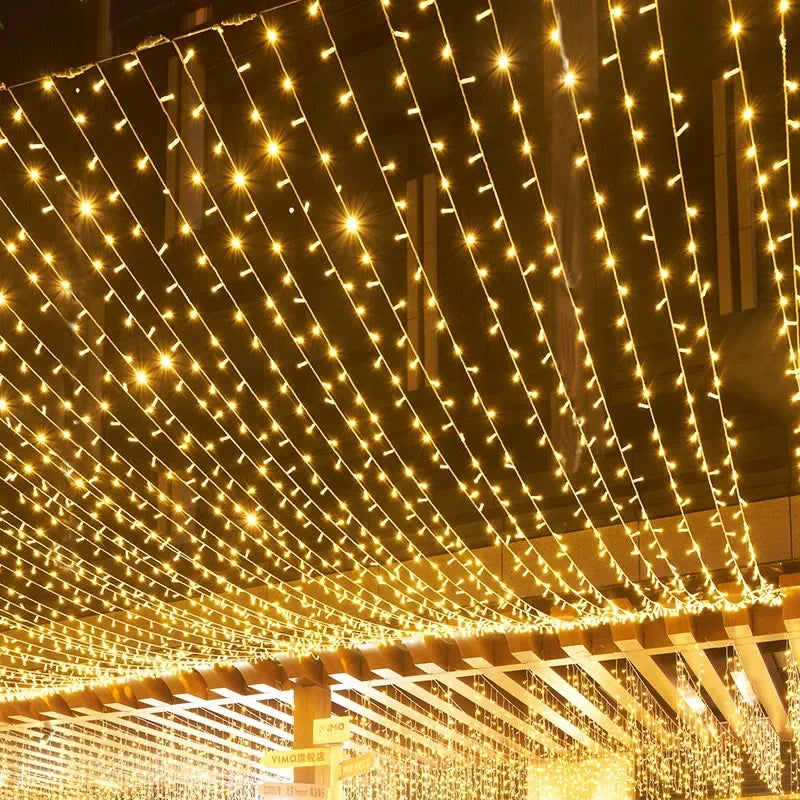 1 - 10M LED String Lights Fairy Garland Lighting Strings Christmas Festival Home Party Decor Waterproof Landscape Lamps