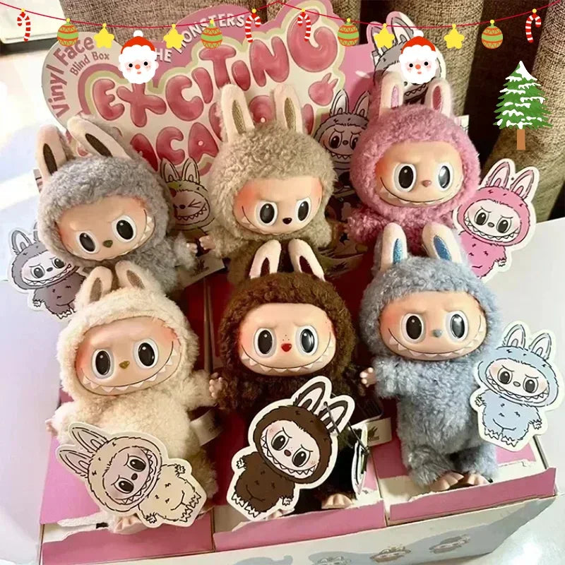 Labubu The Monsters Blind Box Toys Macarone Kawai Guess Bag Figure Model Bag Gift High Quality Cute Christmas Gift 1:1 Replica