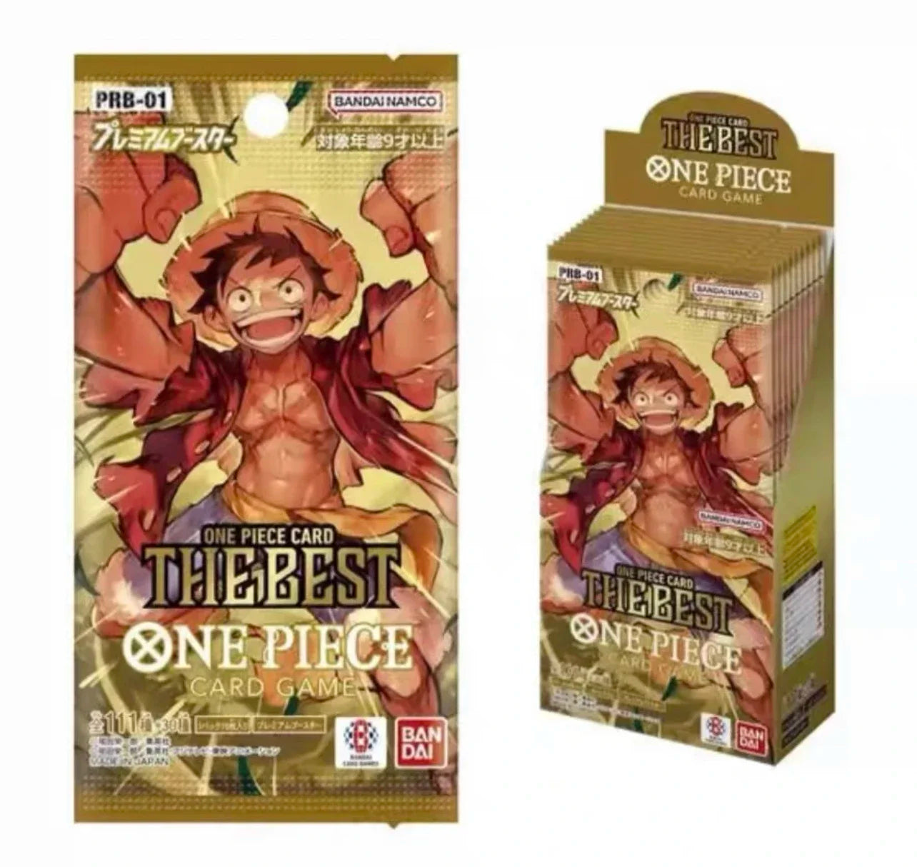 Bandai Original Anime Booster Box One Piece Op-07/09 PRB01 Awakening of The New Era Tcg Collection Card Child Toy In Stock