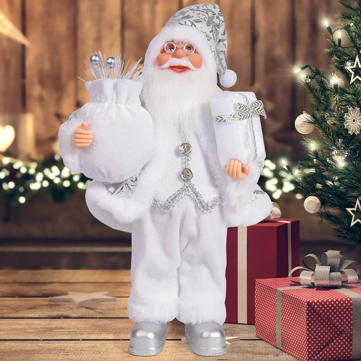 Santa Claus Doll Children Doll Xmas Gift Christmas Tree Decorations 2024