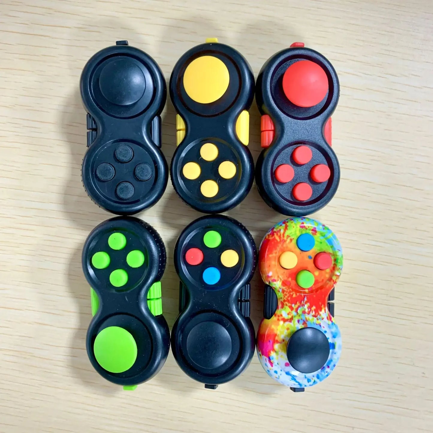 8 Fidget Functions Controller Pad Game Focus Fidget Toy Fidget Pad Cube Relieves Stress and Anxiety Toy