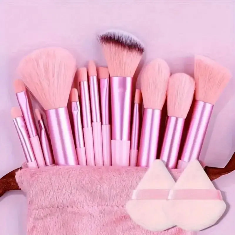 Premium Synthetic Nylon Bristle Makeup Brush Set - Soft, Gentle, and Cruelty-Free for Flawless Foundation, Blush, Powder,