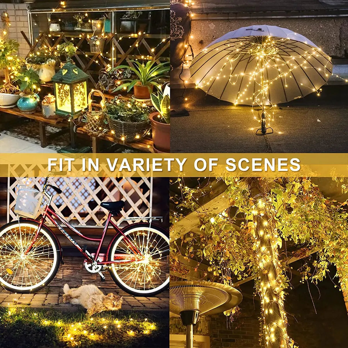 Solar LED Light 7M/22M/32M Outdoor Garden Waterproof Fairy Garland String Lights Christmas Holiday Party Decoration Solar Lights