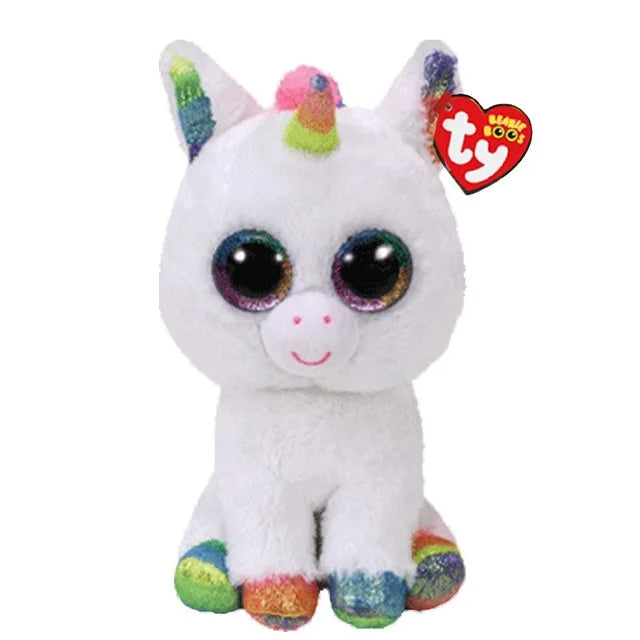 TY Beanie 6" Glitter Eyes Heather Lainey Giselle Scrappy Kiki Fiona Cat Stuffed Soft Doll Toy Christmas Gift Kids Toys