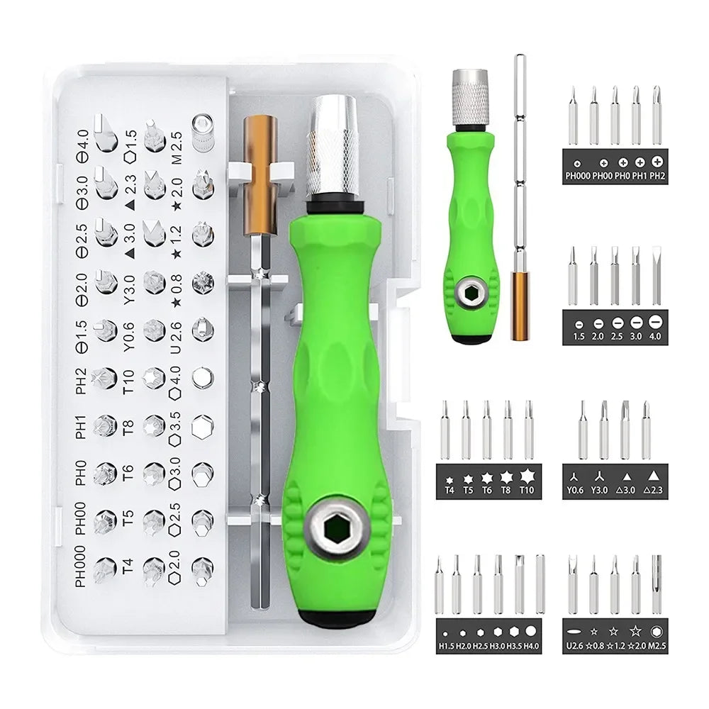 32 in 1 Multifunctional Screwdriver Set with 30 PCS Torx Phillips Magnetic Screw Driver Bits Mini Repair Tool for Phone Watch PC