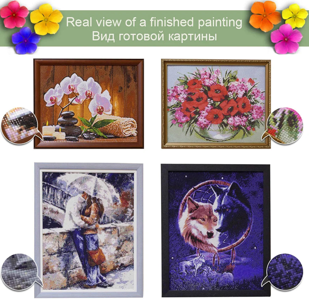 YOUQU Character Diamond Painting DIY Diamond Embroidery Cross Stitch “Ballerina” Art Mosaic Picture 5d Home Decoration Gift