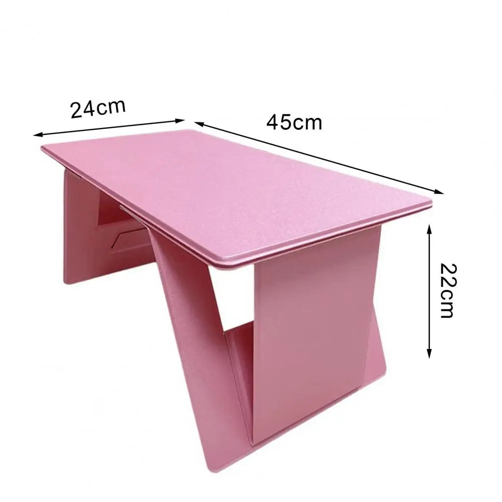 Easy to Store Laptop Stand Adjustable Foldable Laptop Stand for Space-saving Computer Support Home Bedroom Small Desk for Office