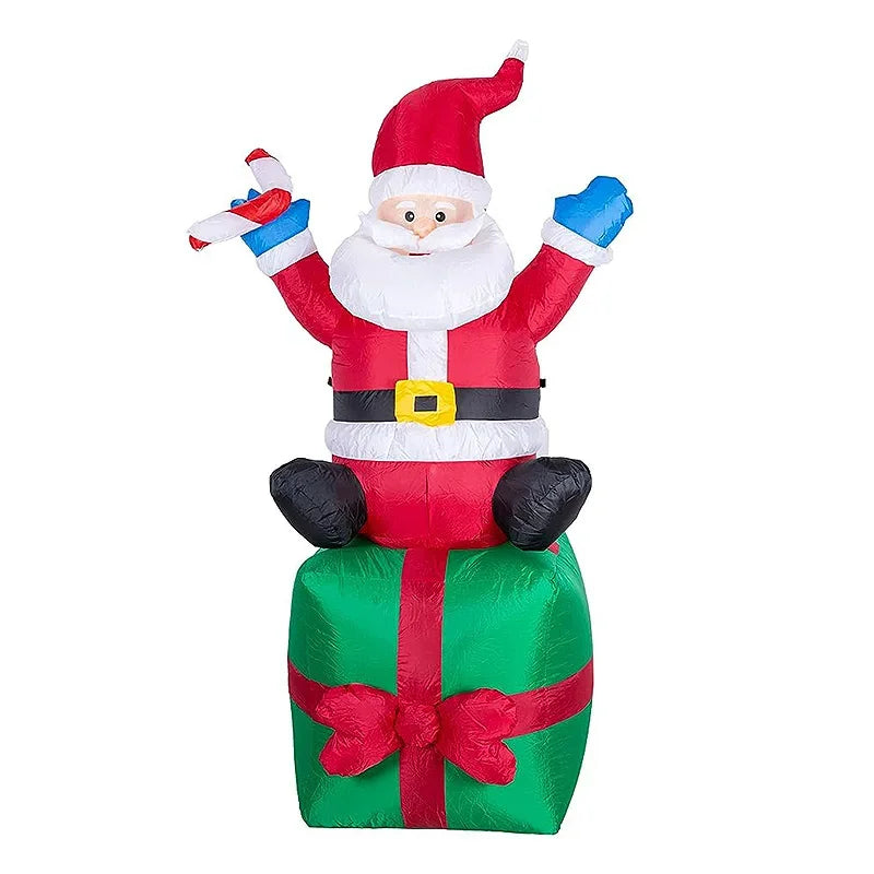 6FT Inflatable Santa Claus Christmas Decoration Indoor and Outdoor inflatable air model Christmas Gift