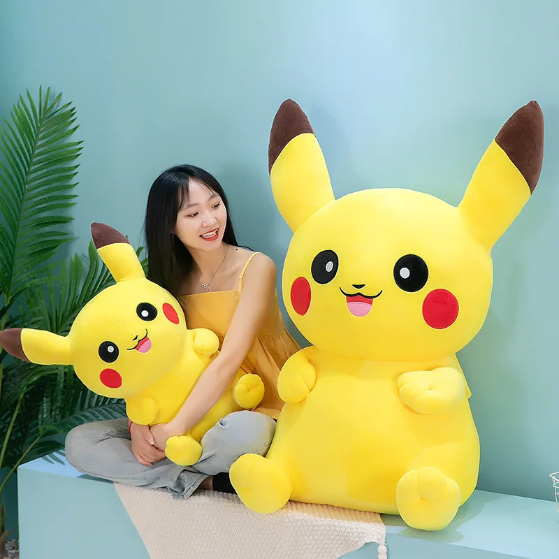 Pokemon Kawaii Pikachu Pillow Super Soft Large Size Plush Toy Sleeping Doll Pillow Sleeping Girl Birthday Gift Toy For Children