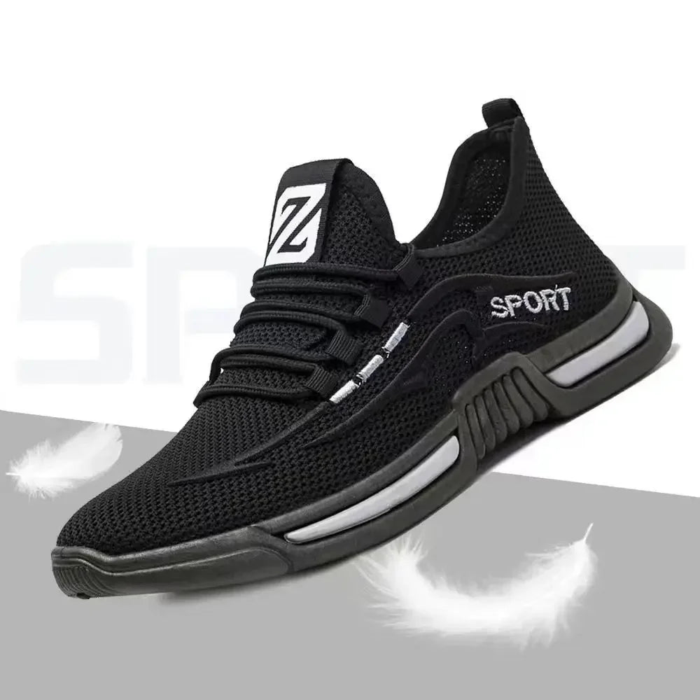 Male Sneakers Simple Men's Casual Shoes Non-slip Men's Shoes Breathable Running Shoes