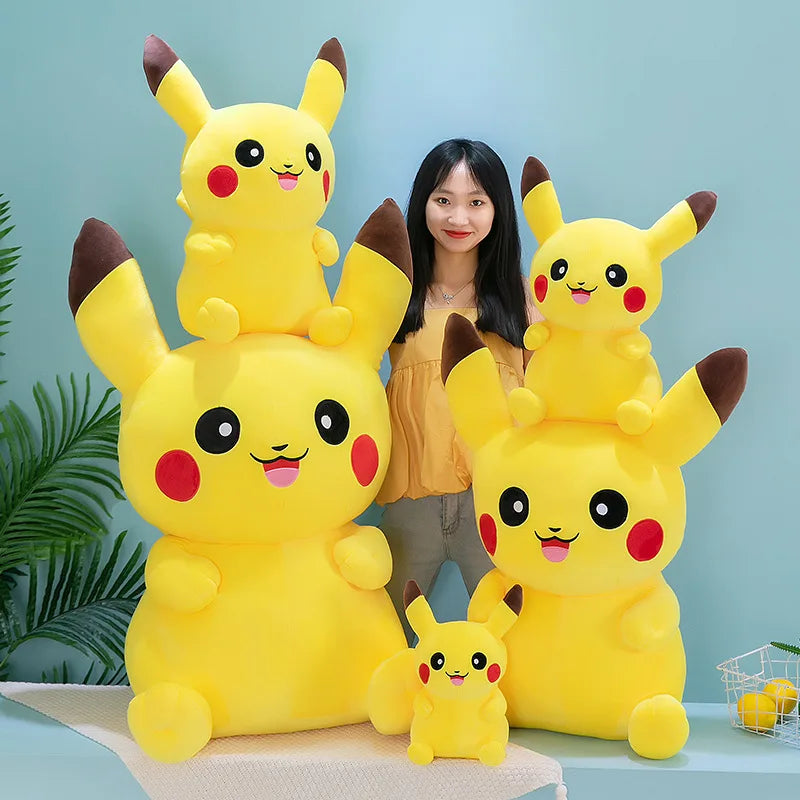 Pokemon Kawaii Pikachu Pillow Super Soft Large Size Plush Toy Sleeping Doll Pillow Sleeping Girl Birthday Gift Toy For Children