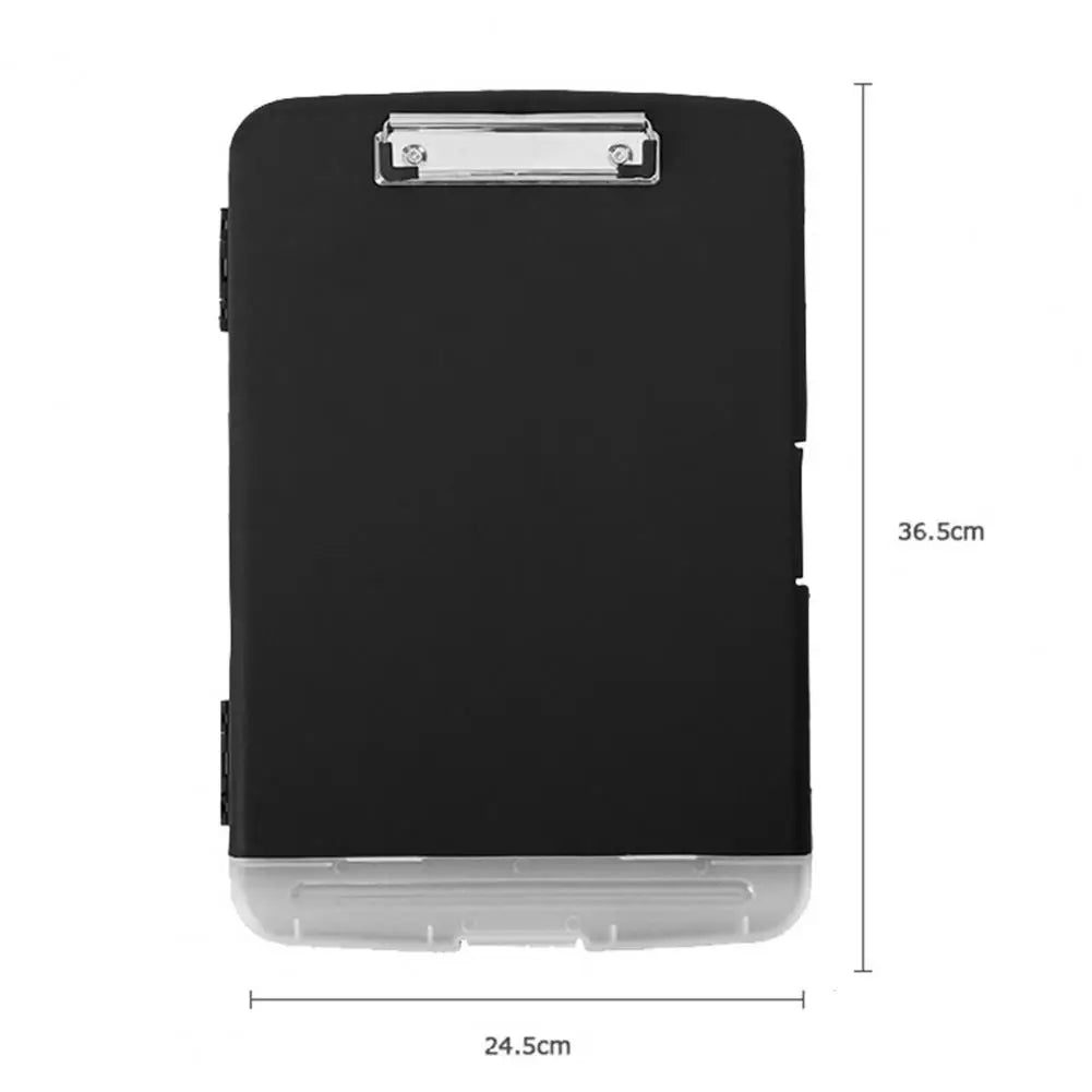 Heavy Duty Clipboard With Storage And Pen Holder Black Enclosed Clipboard Box Case For Nurses Drivers Contractors Teachers Home