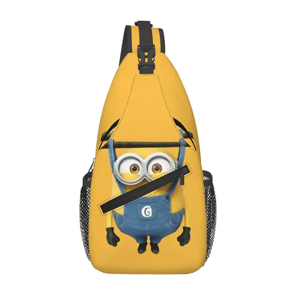 Minions Crossbody Chest Backpack Minion Shoulder Backpack